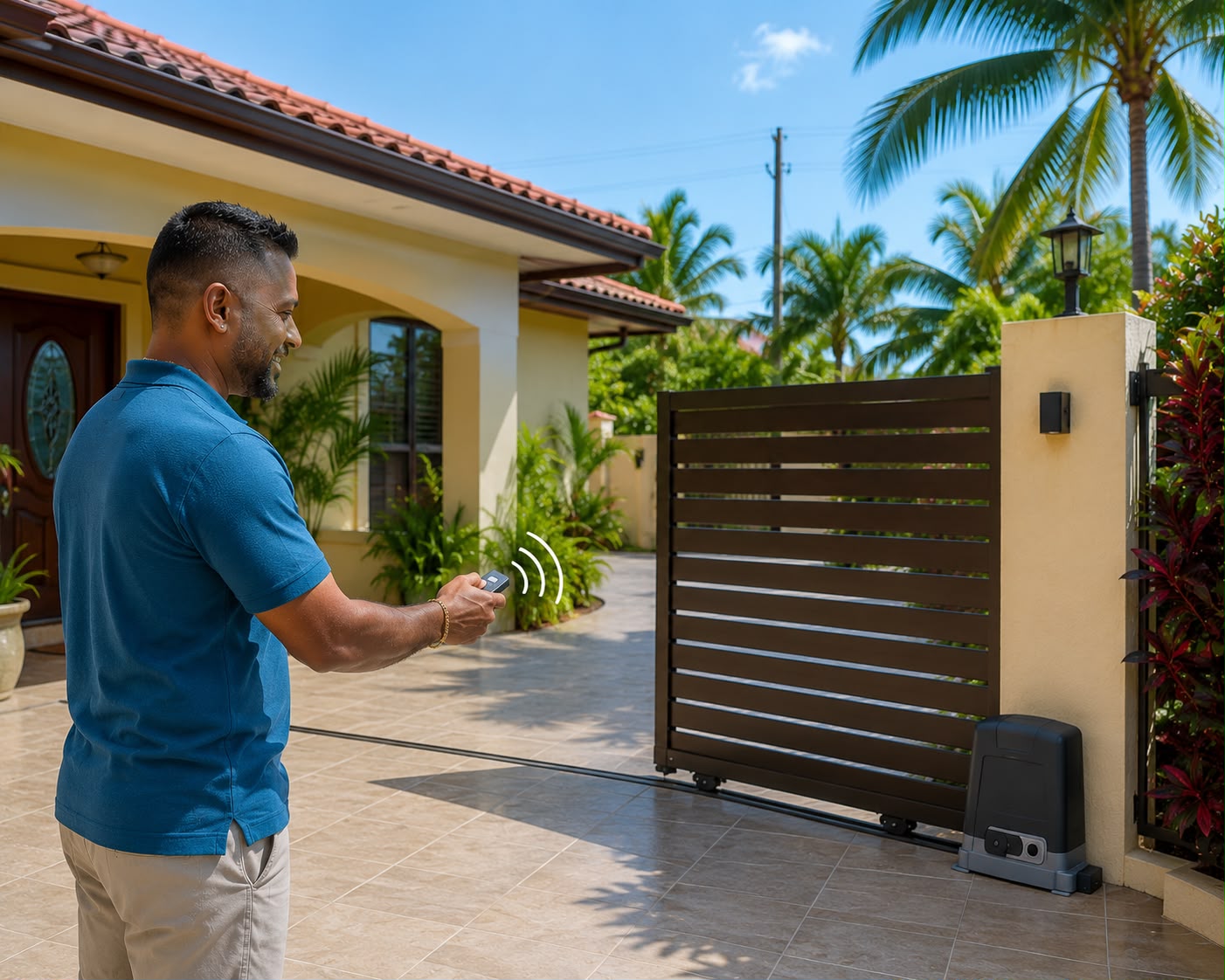 Automated gate installation